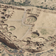 Vista aérea de Pueblo Bonito. Wikimedia Commosn